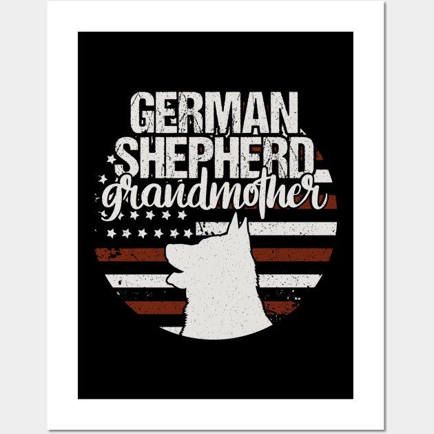 German Shepherd Grandmother Wall Art by Tesszero